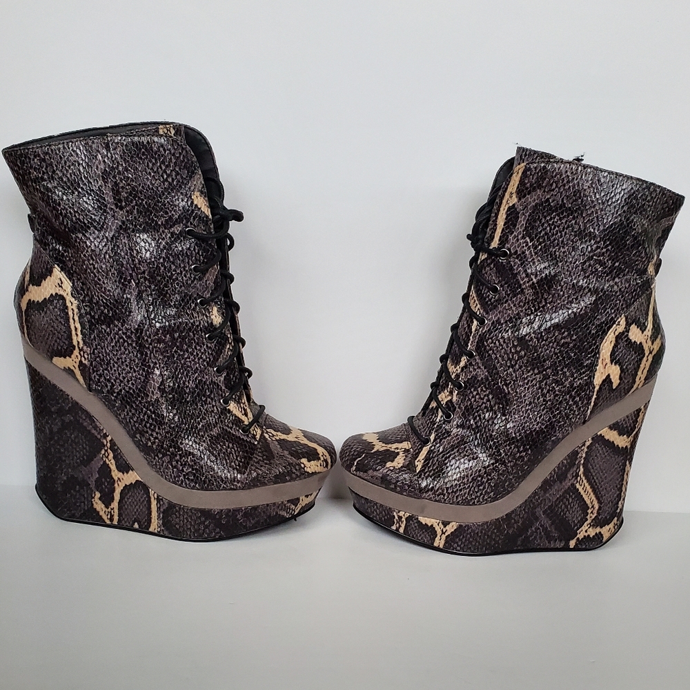 Snake Print Platforms - image 3